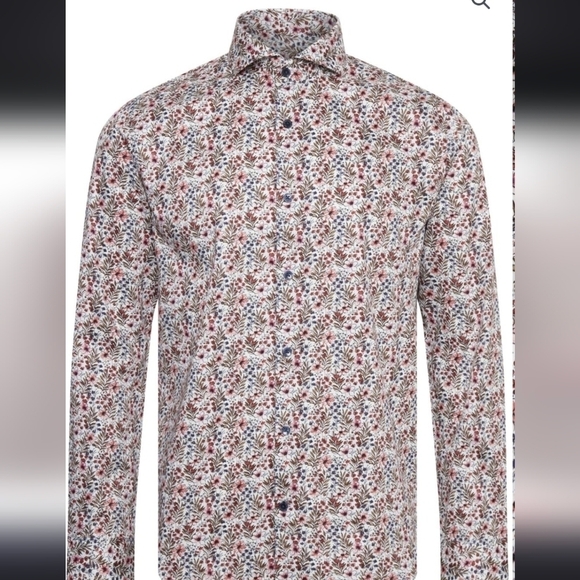 Nwt Martinique pink floral button front shirt small - Picture 10 of 10